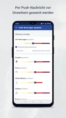 WarnWetter android App screenshot 14