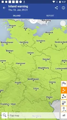 WarnWetter android App screenshot 1