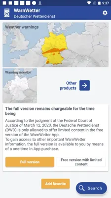 WarnWetter android App screenshot 4